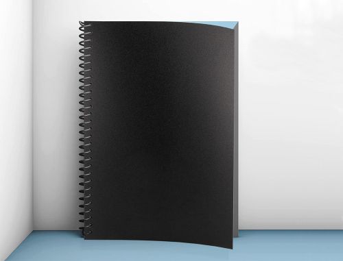 Capa de encadernacao liderpapel polipropileno din a4 0.8 mm preta pack de 50 unidades , Liderpapel , 64035 , 8423473225305
